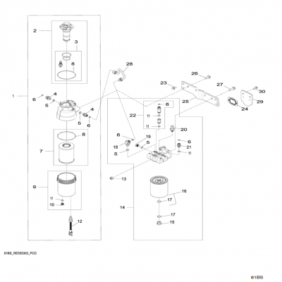 Group 81: Primary Fuel Filter, continued  第81組：燃油初級(jí)濾清器，&amp;ldquo;GM93289,&amp;rdquo;&amp;ldquo;GM93285,&amp;rdquo;&amp;ldquo;GM91650,&amp;rdquo;&amp;ldquo;GM85414,&amp